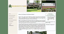 Desktop Screenshot of briargrovepark.net